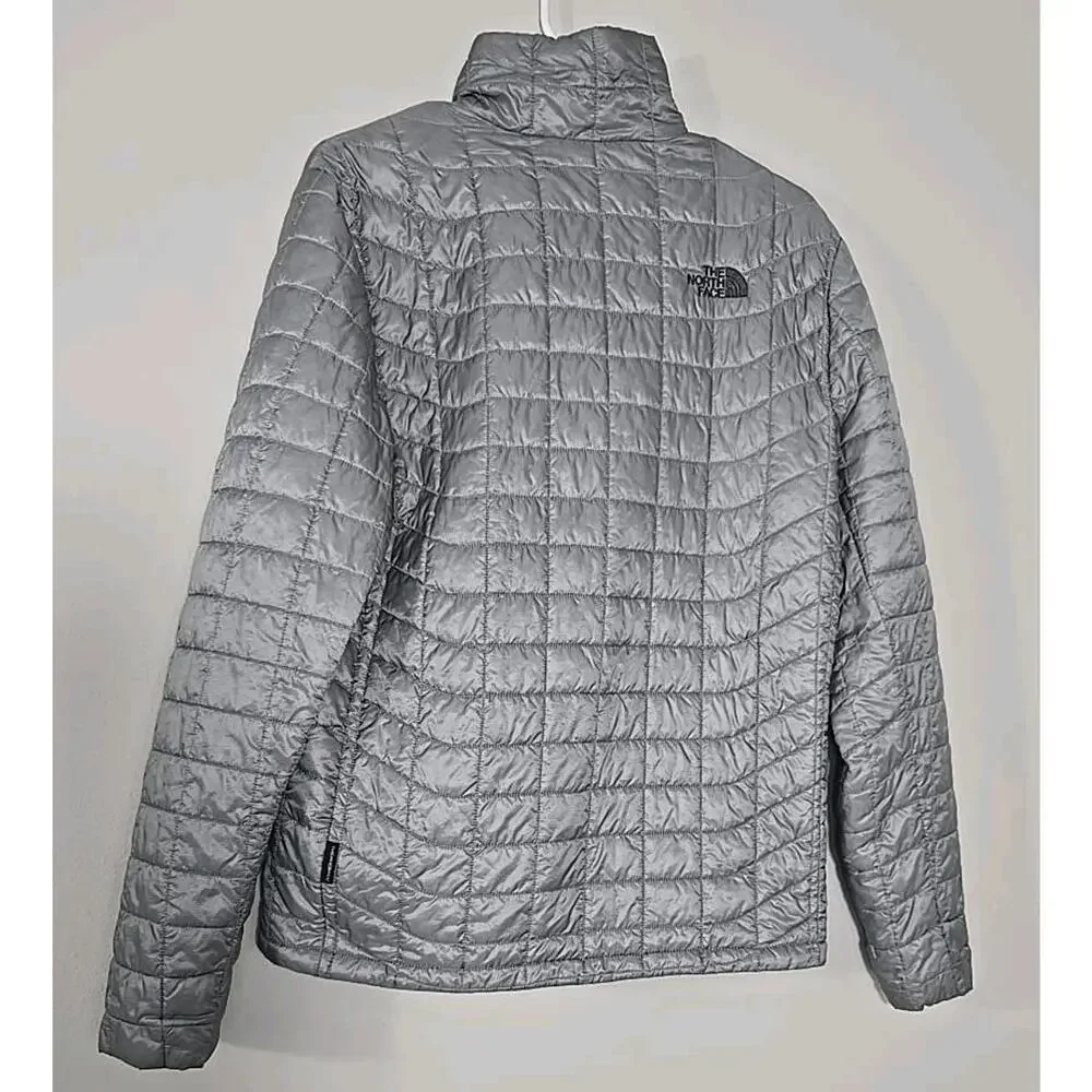 The North Face ThermoBall Trekker Jacket Men's S Gray Appian Logo NF0A3LH2